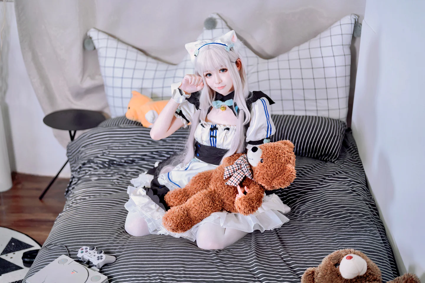 「茶教授」猫耳女仆 [18P] icoser.la (008).webp
